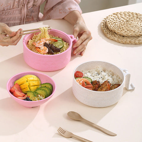 Bols de Ramen 1200ml avec filtre pour micro-ondes