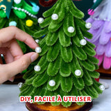 Arbre de Noël en bâtonnets torsadés