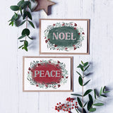 Cartes de Noël colorées