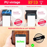 Portefeuille multifonctionnel à blocage RFID