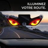 Feux dynamiques « Devil Eye » à énergie solaire pour voiture