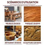 Huile de cire à bois anticorrosion d'extérieur