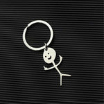 Pendentif porte-clés Doodle amusant