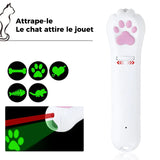 "Attrape-le" Le chat attire les jouets