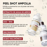 Ampolla exfoliante suave – Arroz negro