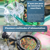 Tube d'alimentation pour aquarium