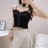 Camisole en Dentelle avec Gilet Interne