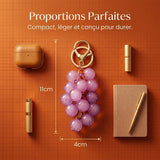 Porte-clés pendentif raisin