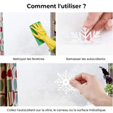 Autocollant de fenêtre de Noël