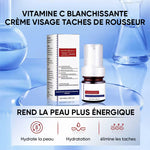 Crème visage anti-taches de rousseur à la vitamine C