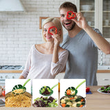 Scolapasta a foglia verde