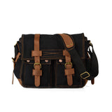SAC MESSAGER FASHION VINTAGE EN TOILE POUR HOMME