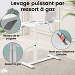Table élévatrice pneumatique à roues cachées