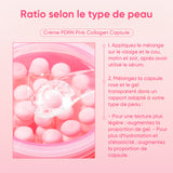 Crème aux capsules de collagène