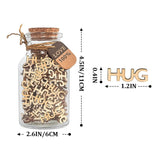 Carte postale en papier découpé en bois