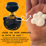 Distributeur de savon en forme de patte de chat