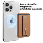 Soporte magnético con anillo para tarjetas de teléfono