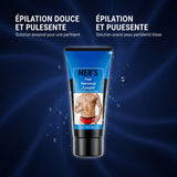 Crème dépilatoire pour hommes