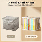 Sac de rangement transparent PVC ultra résistant