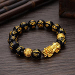 Bracelet d'obsidienne Pi Xiu 3D