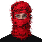 Masque en tricot farfelu