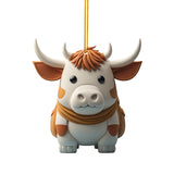 Ornement décoratif vache dessin animé