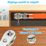 Clé à Cliquet Bidirectionnelle à Mini-bits