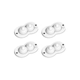 Pâte d'acier inoxydable Mini Roue Universelle 360°(4pcs)