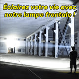 Lampe de poche super brillante montée sur la tête