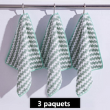 Chiffon de nettoyage en microfibre (3 pièces)