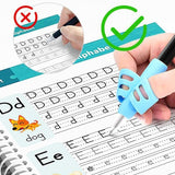 Cahier d'écriture à rainures réutilisable