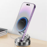Porte-téléphone magnétique à vide ajustable 360°