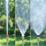 Pistolet d’arrosage haute pression pour tuyau de jardin avec 3 buses haute pression