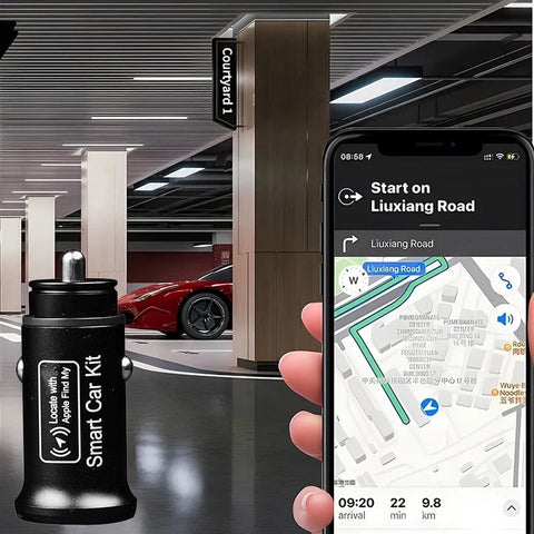Chargeur de voiture avec localisateur GPS