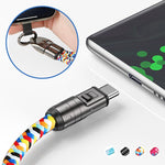2-en-1 Cable de Datos de Carga Rápida y Cordón para Teléfono