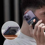 Soporte magnético con anillo para tarjetas de teléfono
