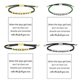 Bracelet Inspire tressé et ajustable