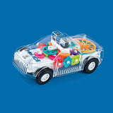 Jouets de voiture conceptuelle à roues dentées