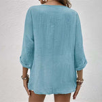 Cardigan en Mousseline de Soie à col en V