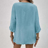 Cardigan en Mousseline de Soie à col en V