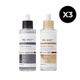 Ampoule exfoliante douce – Riz noir