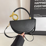 Sac à main pour femme, couleur unie, tendance