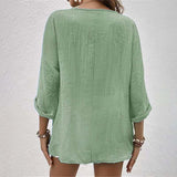 Cardigan en Mousseline de Soie à col en V