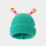 Chapeau en laine Petit monstre phosphorescent