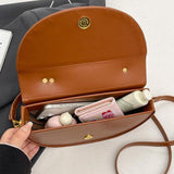 Sac à main pour femme, couleur unie, tendance