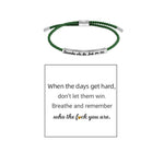 Bracelet Inspire tressé et ajustable