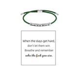 Bracelet Inspire tressé et ajustable