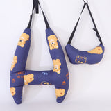 Support de tête de couchage pour voiture en forme de H