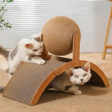 Balle Griffoir pour Chat sur Support