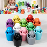 Gobelets de tri par couleur